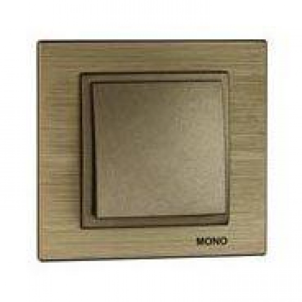 Рамка 1-постовая Mono Electric Style Aluminium бронза 107-810000-160 Рамка 1-постовая Mono Electric Style Aluminium бронза 107-810000-160