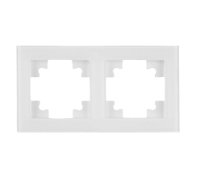 Рамка 2-постовая Stekker Катрин белый GFR00-7002-01 39255