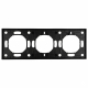 Рамка 3-постовая Stekker Эмили черный уголь PFR00-5003-05 49860