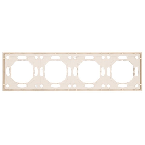 Рамка Stekker, PFR00-5004-08 4-местная Эмили, кашемир, soft touch 49913