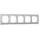 Рамка Werkel Stark на 5 постов серебро W0051865 4690389194979