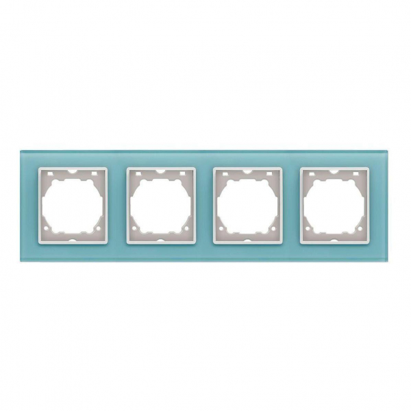 Рамка 4-постовая Vesta-Electric Exclusive Blue голубой FRM050403SIN Рамка 4-постовая Vesta-Electric Exclusive Blue голубой FRM050403SIN