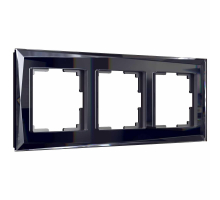 Рамка Werkel Diamant на 3 поста черный W0031208 4690389172762