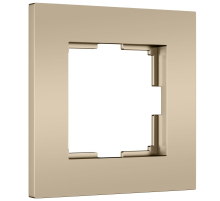 Рамка на 1 пост Slab шампань софт W0012911 a071623