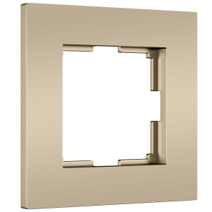 Рамка на 1 пост Slab шампань софт W0012911 a071623