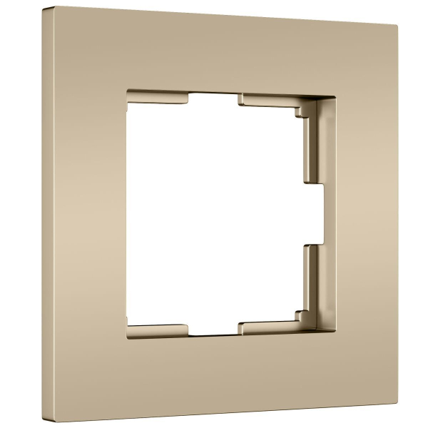 Рамка на 1 пост Slab шампань софт W0012911 a071623