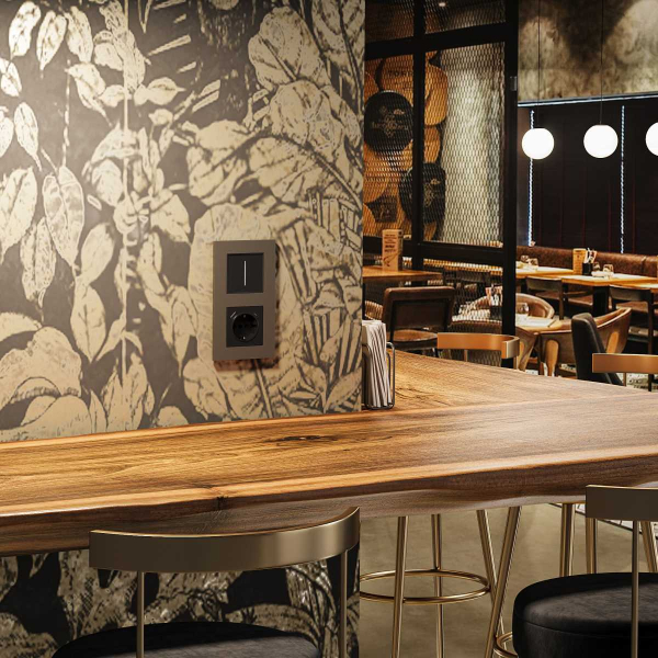 Рамка Werkel Slab на 2 поста бронза матовый W0022963 4690389193408