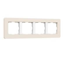 Рамка Werkel Split на 4 поста айвори/белый W0043066 4690389206092