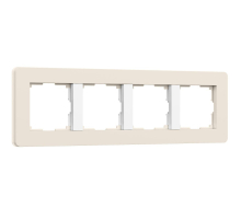 Рамка Werkel Split на 4 поста айвори/белый W0043066 4690389206092