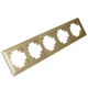 Рамка 5-постовая Stekker Катрин золото PFR00-7005-08 49610