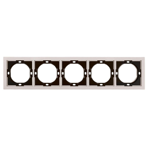 Рамка 5-местная, Stekker Мия, PFR00-3005-08, пудровый жемчуг 50490