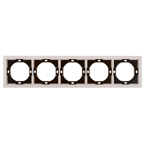 Рамка 5-местная, Stekker Мия, PFR00-3005-08, пудровый жемчуг 50490