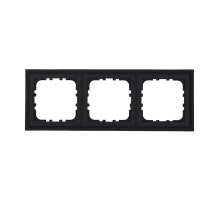 Рамка LK Studio 3-постовая (черный бархат) CLASSIC 894308-1
