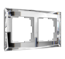 Рамка на 2 поста Werkel Diamant зеркальный W0021220 4690389158827