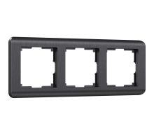 Рамка на 3 поста Werkel Stream графит W0032104 4690389162275