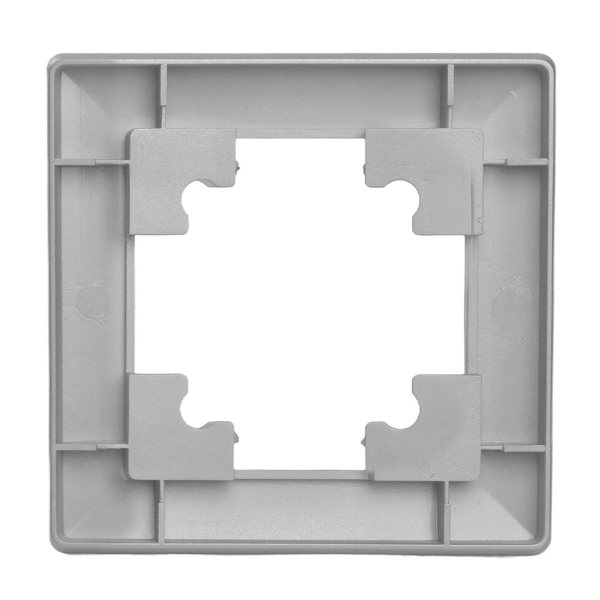 Рамка 1-постовая Stekker Катрин серебро PFR00-7001-03 39797