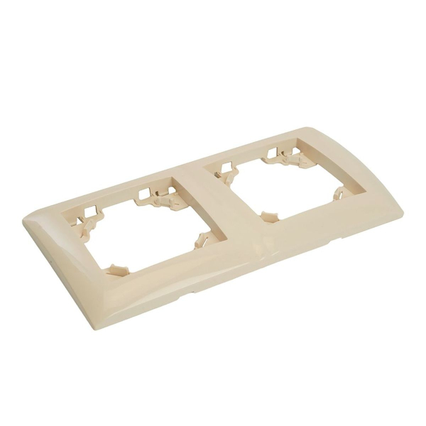 Рамка 2-постовая Stekker Эрна Элегант слоновая кость PFR00-9012-02 49667