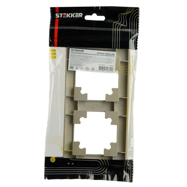 Рамка 2-постовая Stekker Катрин золото PFR00-7002-08 49607