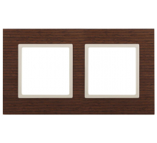 Рамка 2-постовая ЭРА Elegance 14-5302-09 Б0034574