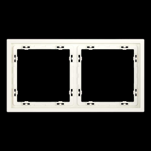 Рамка пластиковая S70 на 2 пост, (хлопок) Voltum VLS100213