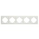 Рамка 5-постовая Stekker Эрна белый PFR00-9005-01 39620