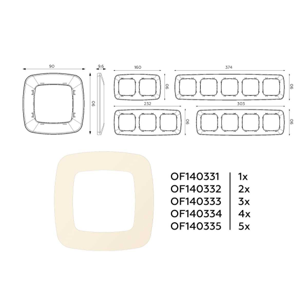 Рамка AMBRELLA VOLT OF140334