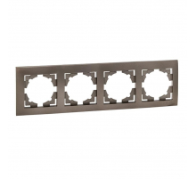 Валенсия Рамка 4-местная графит EKF EWM-G-304-60