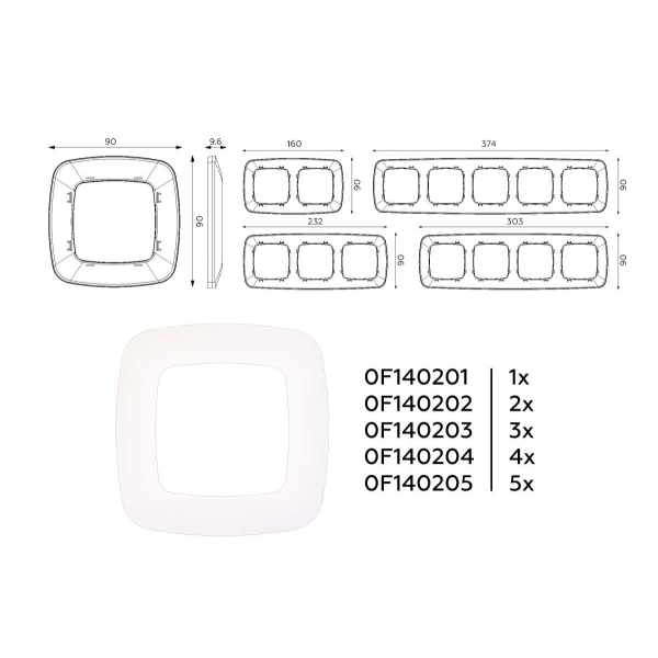 Рамка AMBRELLA VOLT OF140203