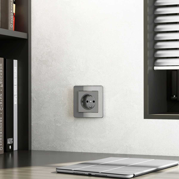 Рамка Werkel Acrylic на 1 пост графит W0012704 4690389184833