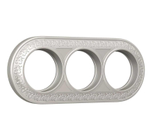 Рамка Werkel Antik Runda на 3 поста жемчужный WL70-frame-03 4690389106552