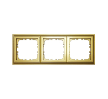 Рамка LK Studio 3-постовая (золото) LK80 CLASSIC 894326-1