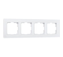 Рамка на 4 поста Werkel Favorit белый матовый W0041105 4690389159930