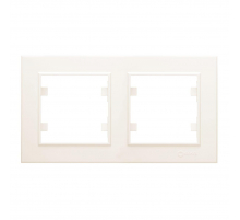 Рамка Makel 2-м Karea горизонт. крем. 56010702