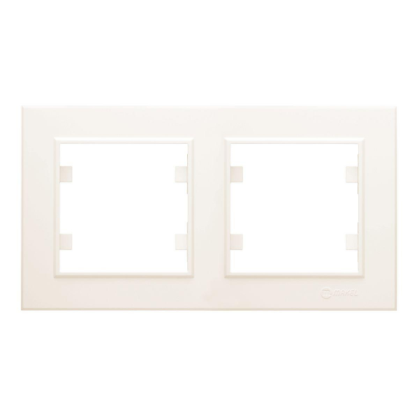 Рамка Makel 2-м Karea горизонт. крем. 56010702 Рамка Makel 2-м Karea горизонт. крем. 56010702