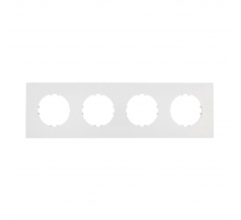 Рамка LK Studio 4-постовая квадрат (белый) Vintage-Quadro 884404-1