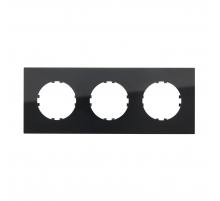 Рамка LK Studio 3-постовая квадрат (черный) Vintage-Quadro 884308-1