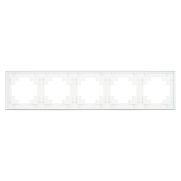 Рамка 5-постовая Stekker Катрин белый GFR00-7005-01 39637