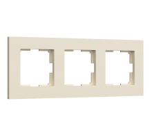 Рамка на 3 поста Werkel Slab айвори матовый W0032962 4690389193446
