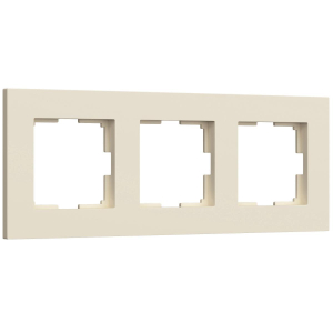 Рамка на 3 поста Werkel Slab айвори матовый W0032962 4690389193446