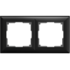 Рамка Werkel Fiore на 2 поста черный W0022208 4690389160370