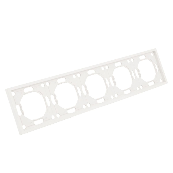 Рамка 5-постовая Stekker Эмили белый фарфор PFR00-5005-01 49888