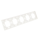 Рамка 5-постовая Stekker Эмили белый фарфор PFR00-5005-01 49888