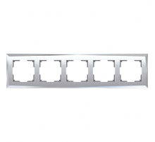 Рамка на 5 постов зеркальная Werkel W0051220 4690389158896