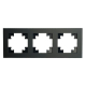 Рамка 3-постовая Stekker Катрин черный матовый GFR00-7003-05М 49602