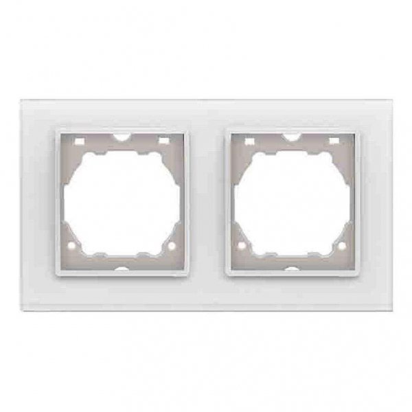 Рамка 2-постовая Vesta-Electric Exclusive White белый FRM050202BEL Рамка 2-постовая Vesta-Electric Exclusive White белый FRM050202BEL