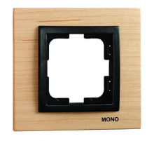 Рамка 1-постовая Mono Electric Style клён 107-520000-160