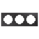 Рамка 3-постовая Stekker Катрин графит GFR00-7003-06 39541