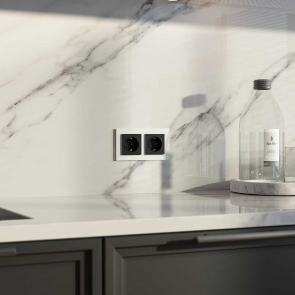 Рамка на 2 поста Werkel Favorit белый матовый W0021105 4690389159572