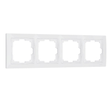 Рамка на 4 поста Werkel Snabb basic белый W0042001 4690389161414