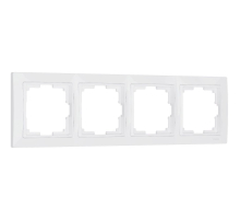 Рамка на 4 поста Werkel Snabb basic белый W0042001 4690389161414